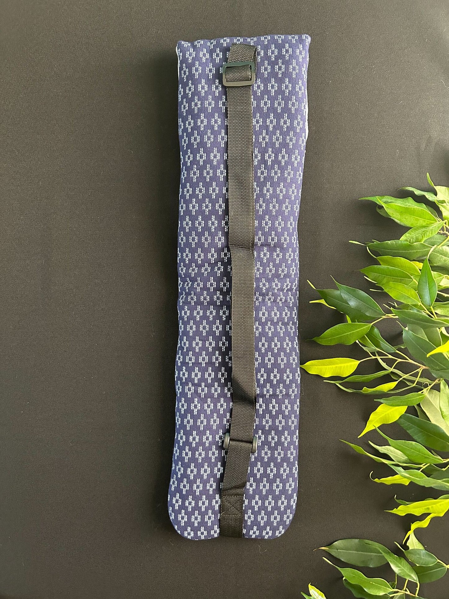 Little Fish Cotton Flute Bag - Blue Trance - Suitable for Medium Flute