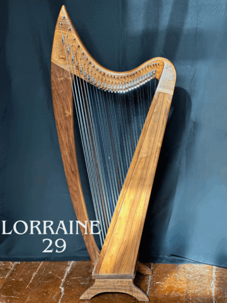 ストーニーエンド ロレーヌ 29弦チェリーハープ パッケージ フルラブランドレバー