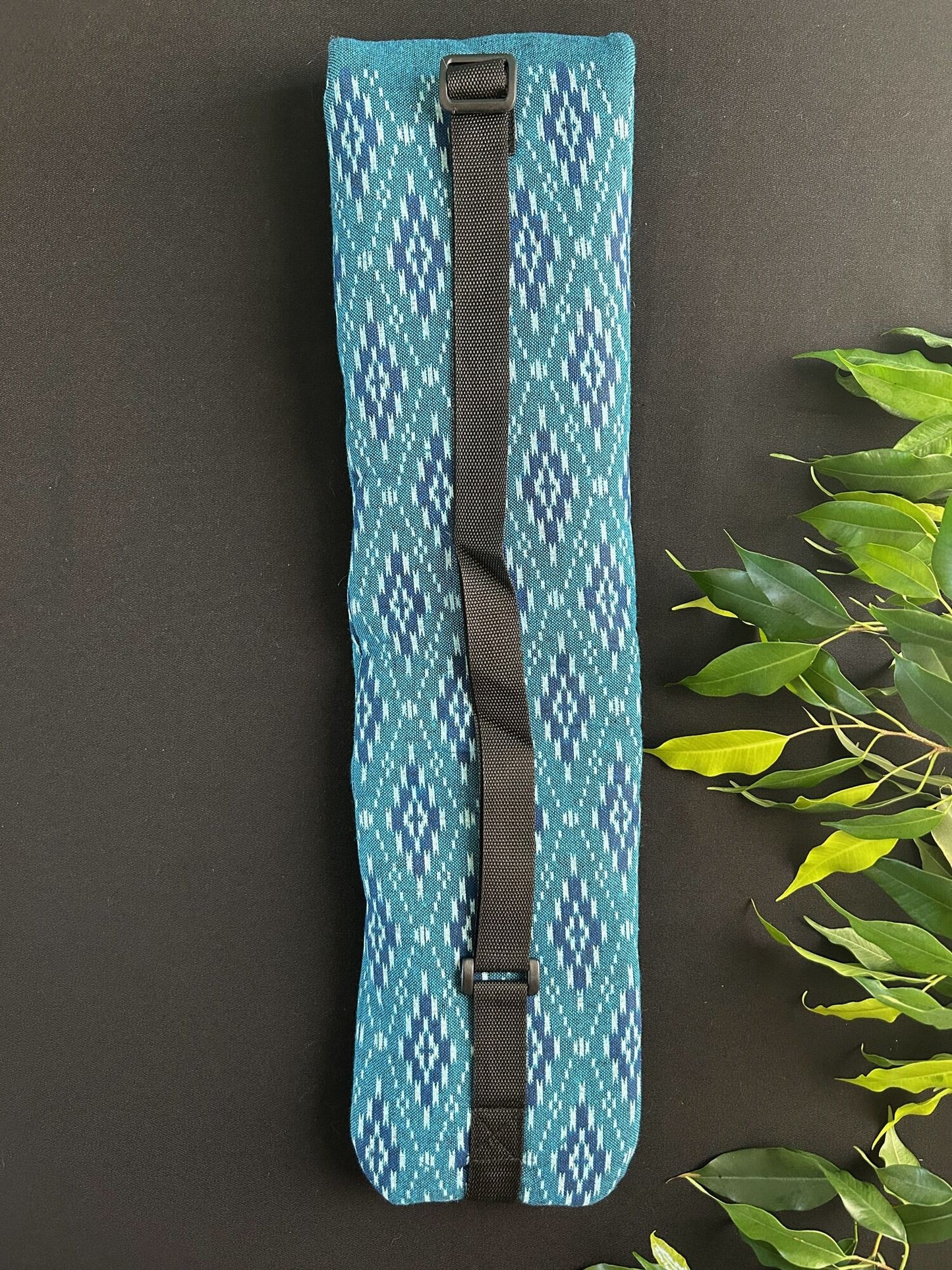Little Fish Cotton Flute Bag - Aqua Hue - Suitable for Medium Flute