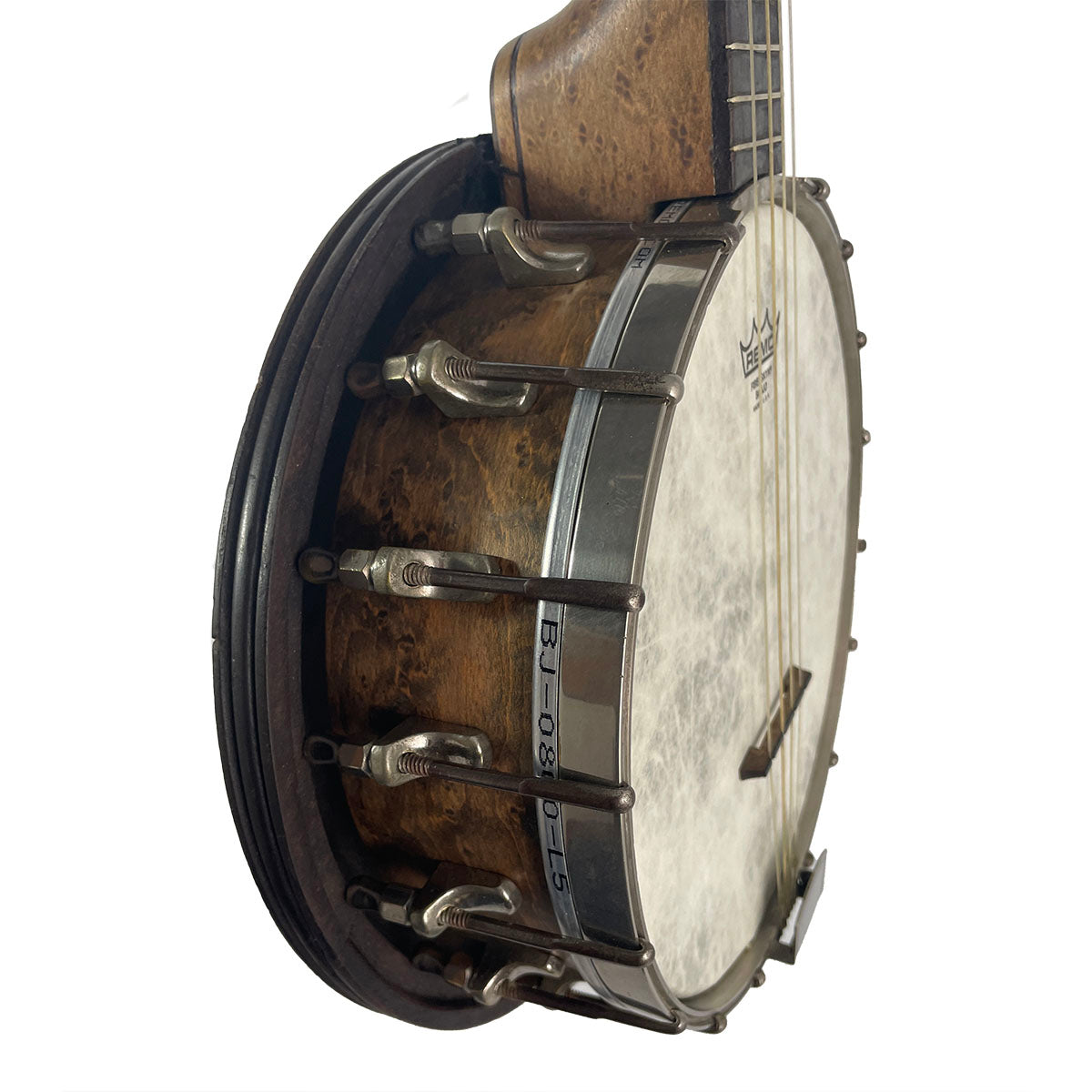 Old-Time Bird's Eye Maple Banjolele Banjos Lark in the Morning