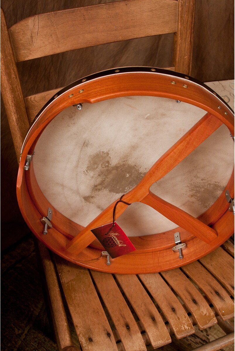 Roosebeck Tunable Red Cedar Bodhran T-Bar 16 inch x 3.5 inch