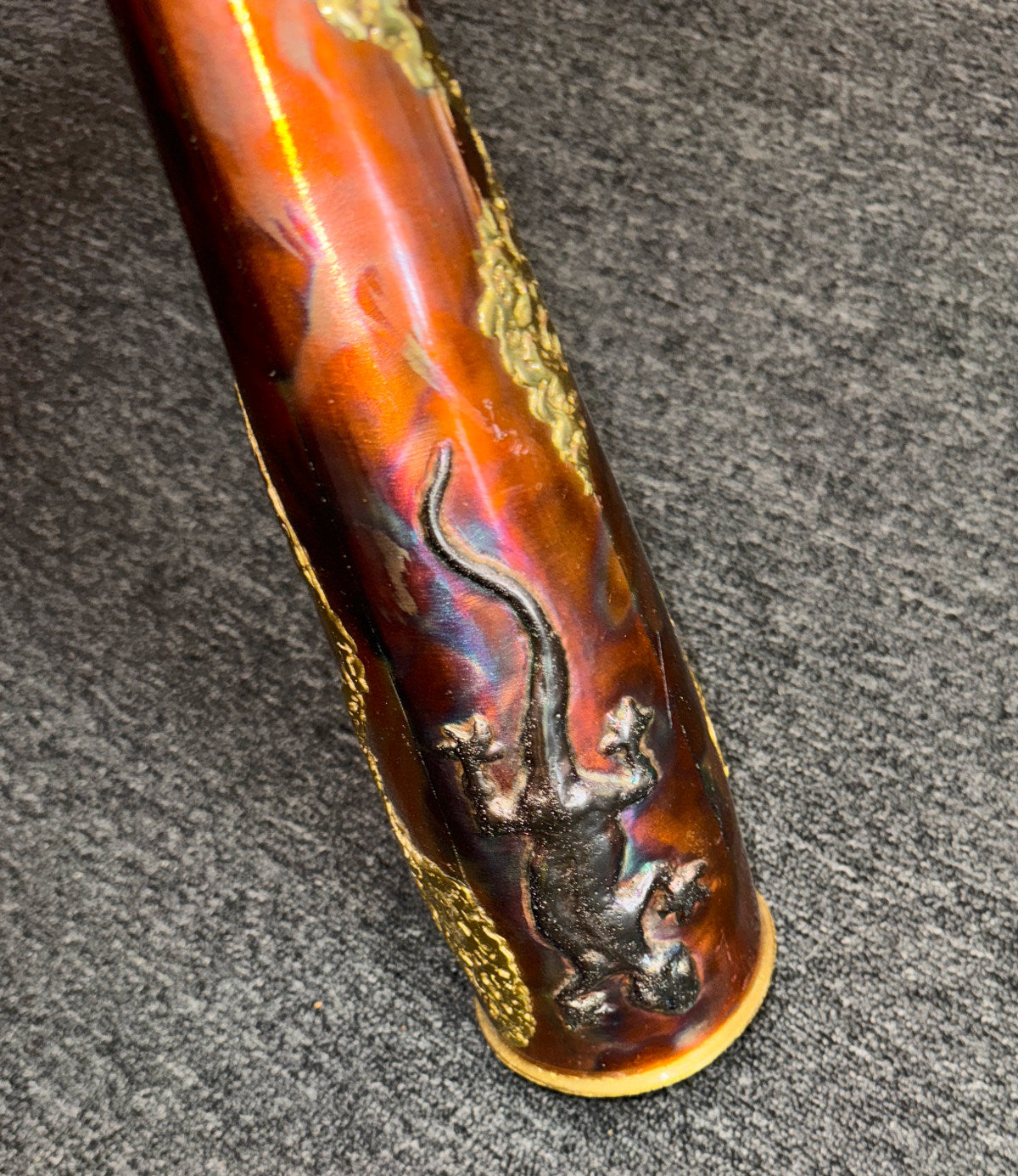 Copper & Brass Lizard Didgeridoo Didgeridoos Lark in the Morning