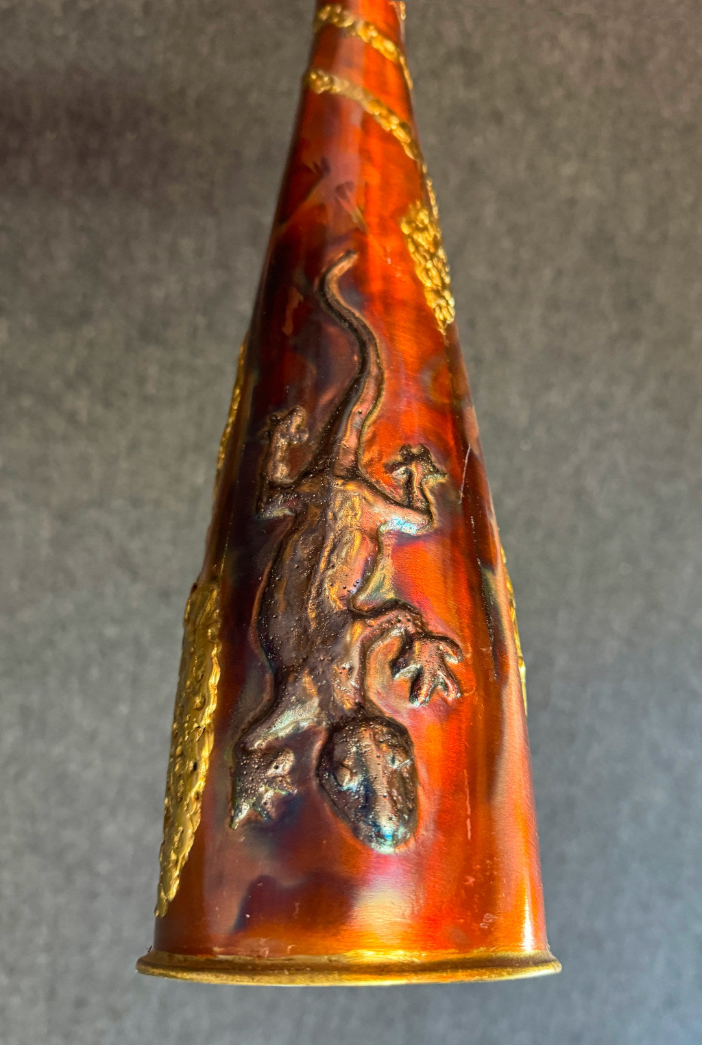 Copper & Brass Lizard Didgeridoo Didgeridoos Lark in the Morning