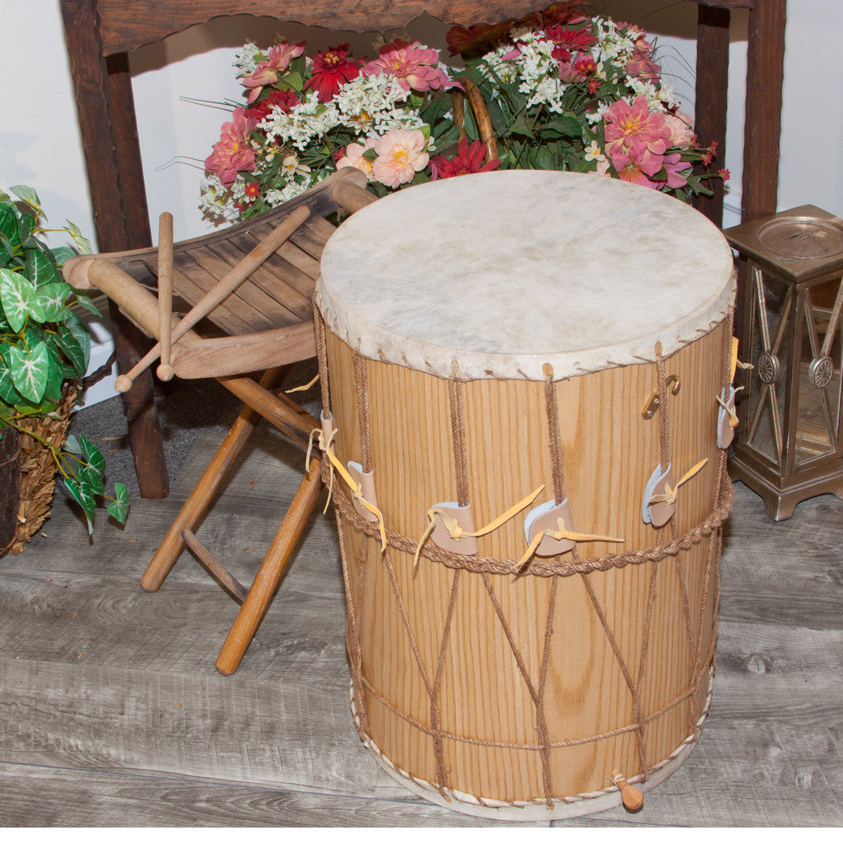 EMS Medieval Drum, 13" x 19" Renaissance Drums Early Music Shop