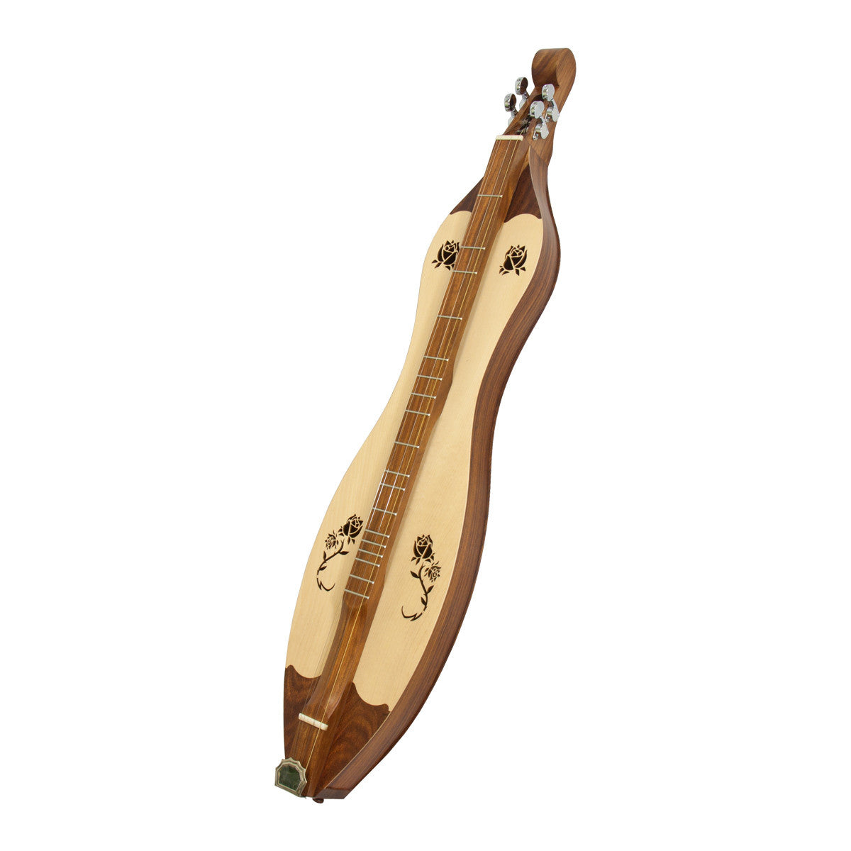 Roosebeck Grace Mountain Dulcimer 4-String Vaulted Fretboard - Spruce Rose Dulcimers Roosebeck