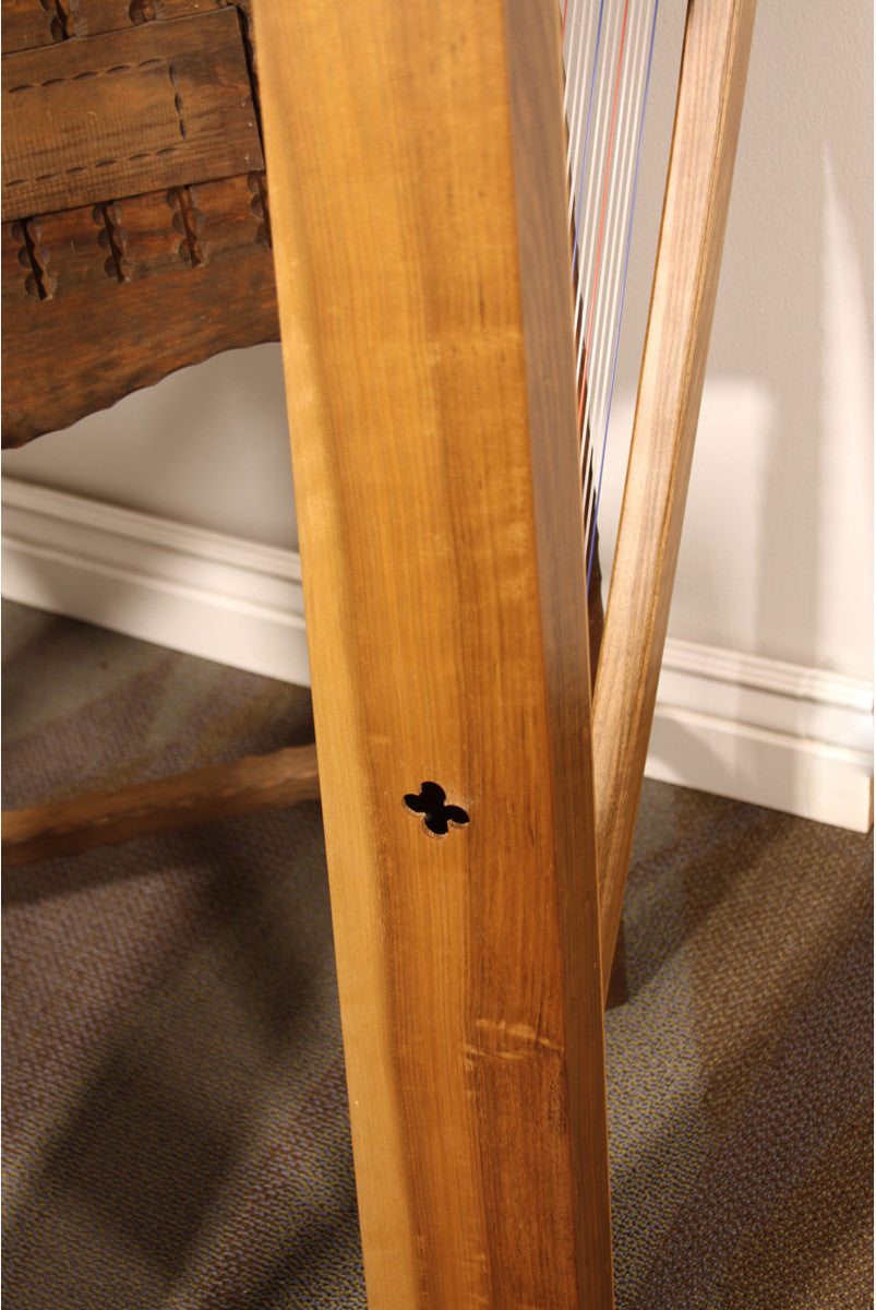 Early Music Shop 29-String Gothic Harp - Walnut Harps Early Music Shop