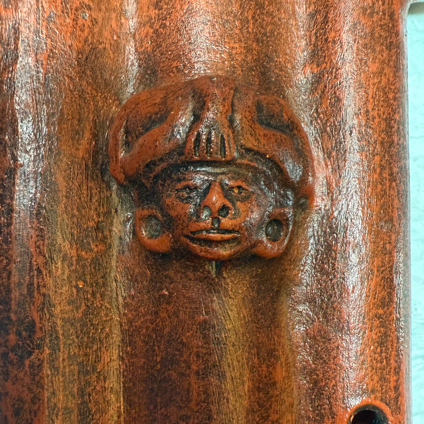 Native American Ceramic Triple Harmony Flute (G, Bb, D), by Nash Tavewa