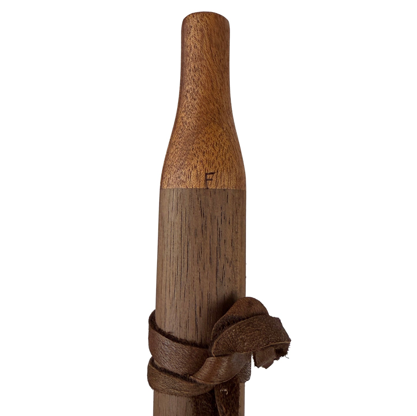 Native American Flute in F Minor by Nash Tavewa, Peruvian Black Walnut with Mahogany Mouthpiece