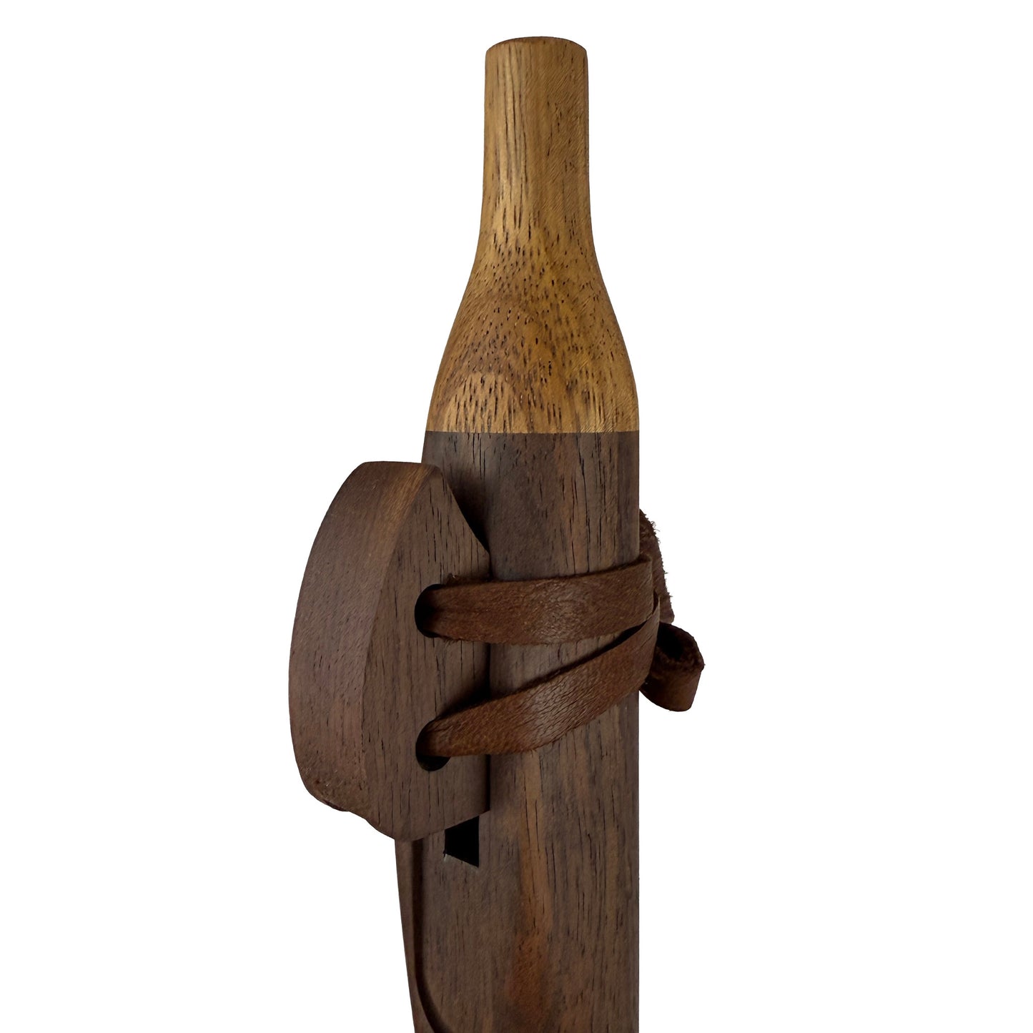 Native American Flute in D minor by Nash Tavewa, Peruvian Black Walnut with Acacia Mouthpiece