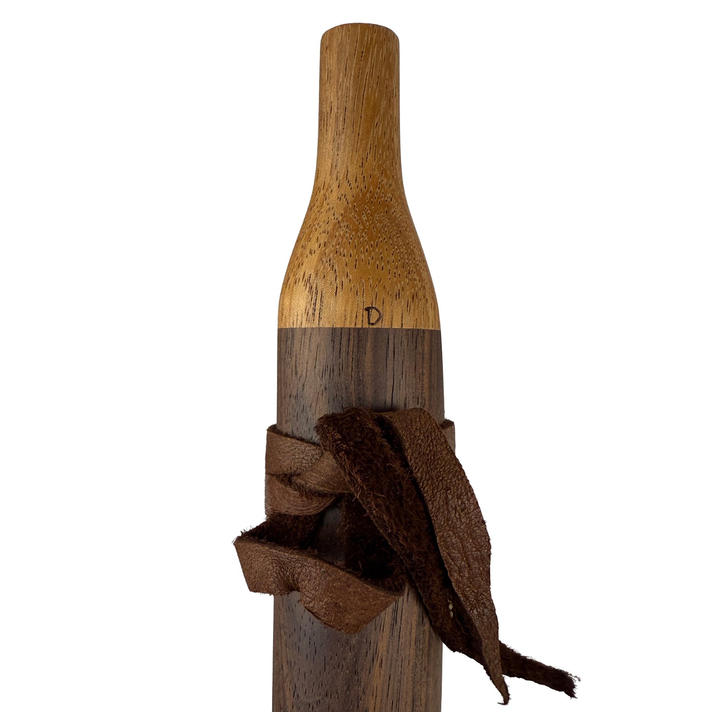 Native American Flute in D minor by Nash Tavewa, Peruvian Black Walnut with Acacia Mouthpiece