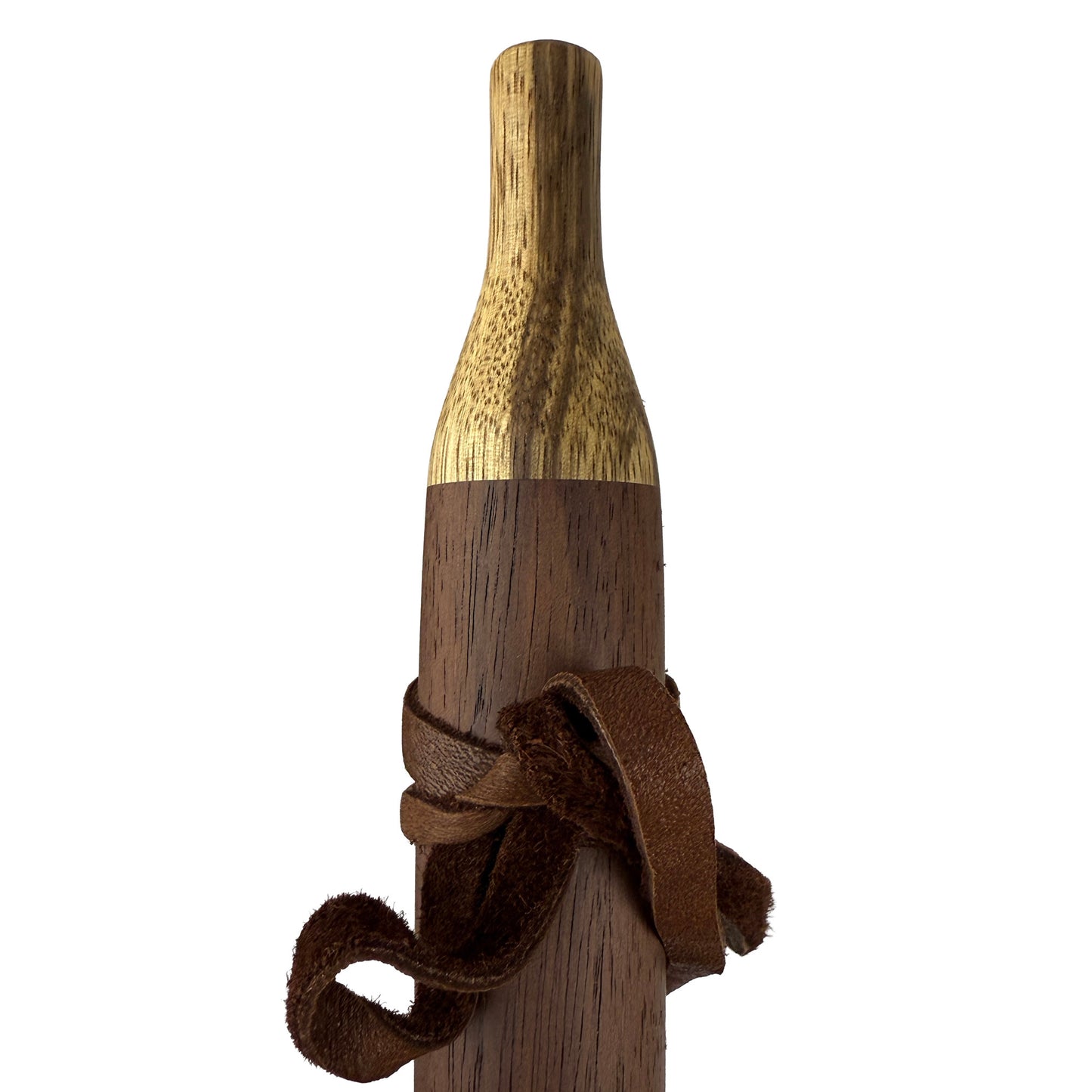 Native American Flute in D minor by Nash Tavewa, Peruvian Black Walnut with Acacia Mouthpiece