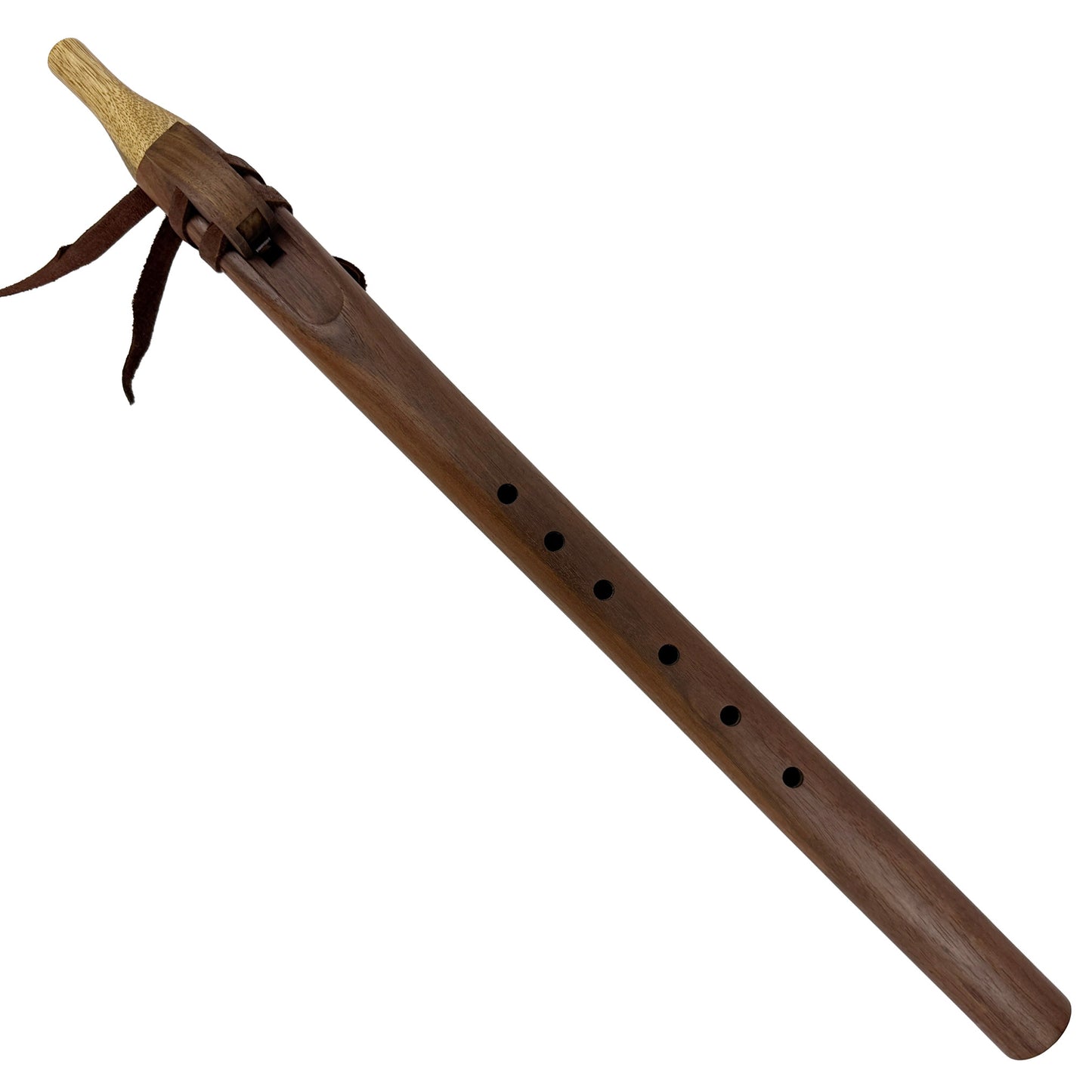 Native American Flute in F Minor by Nash Tavewa, 432 Hz., Peruvian Black Walnut with Acacia Mouthpiece