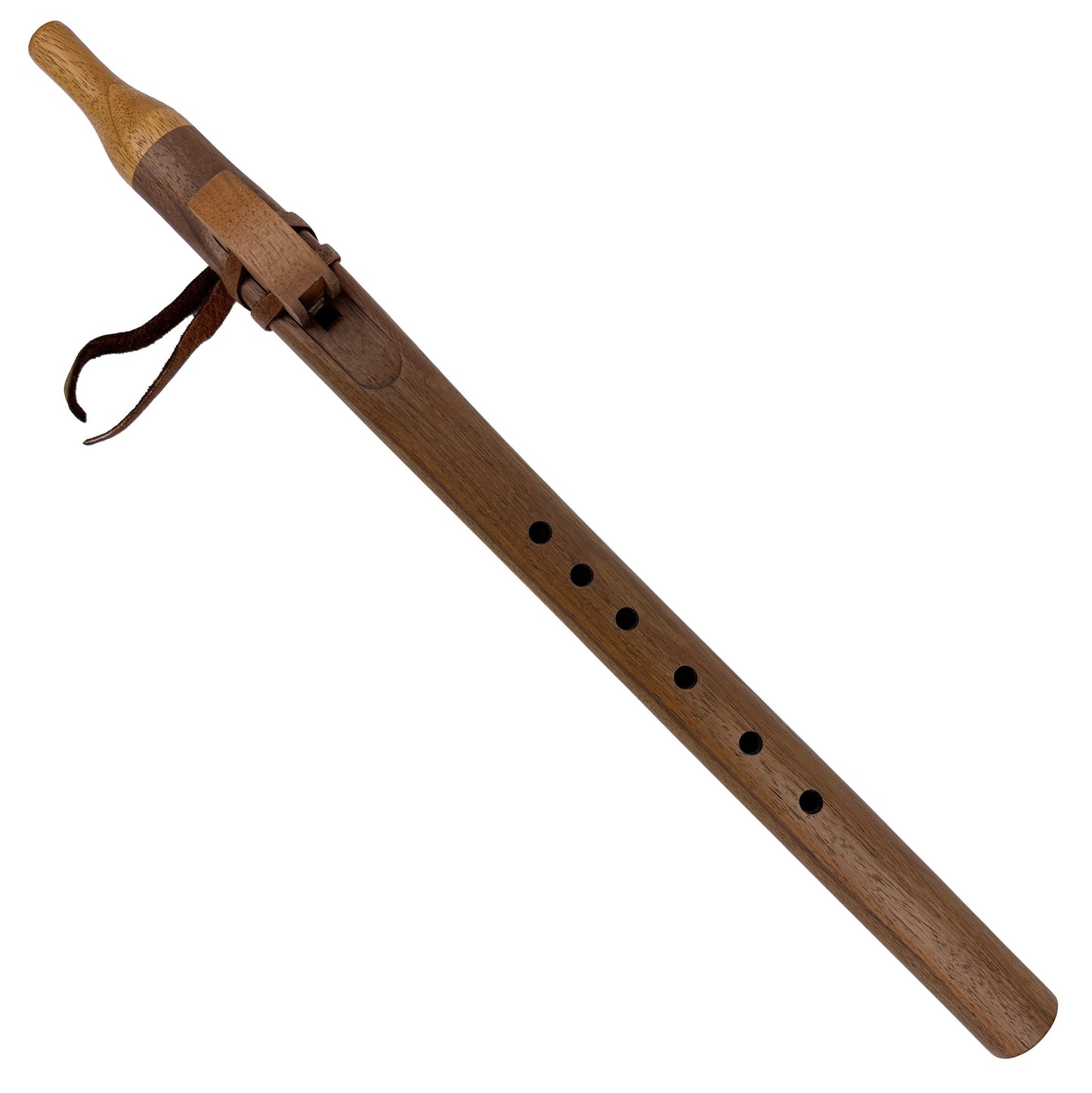 Native American Flute in G Minor by Nash Tavewa, Peruvian Black Walnut with Acacia Mouthpiece