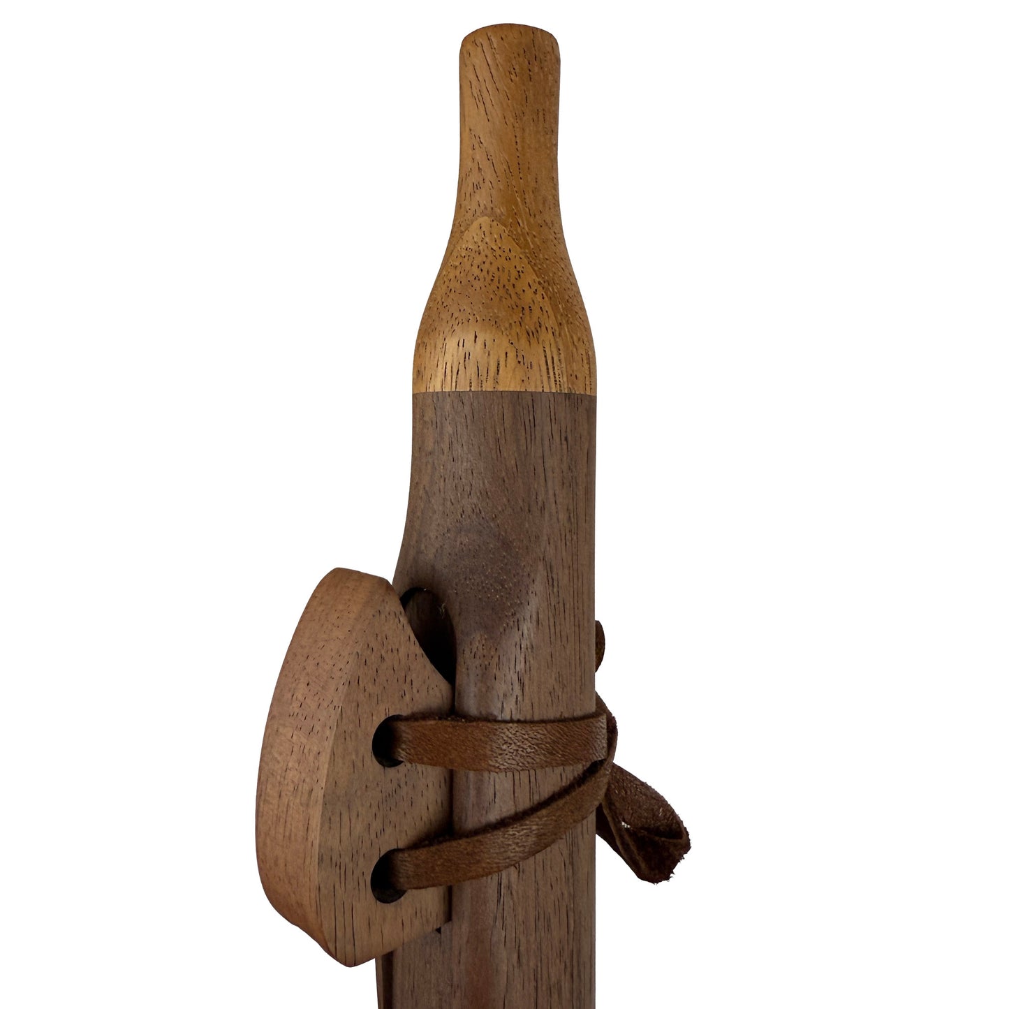 Native American Flute in G Minor by Nash Tavewa, Peruvian Black Walnut with Acacia Mouthpiece