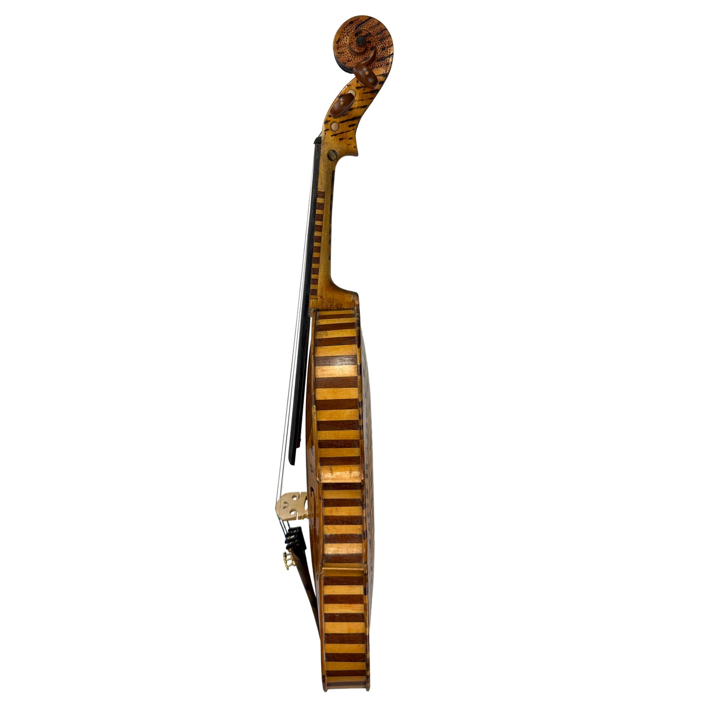 Handmade Matchstick Fiddle by F. Potter