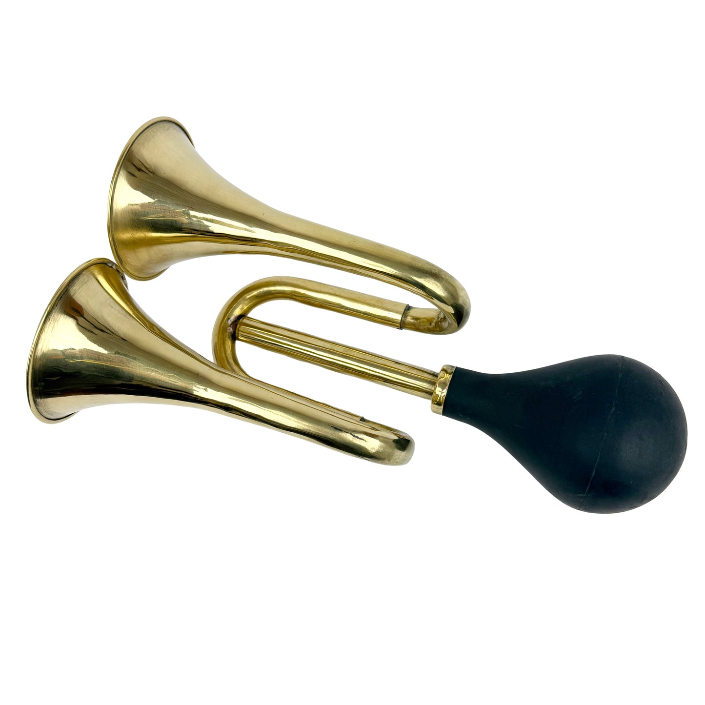 Brass Bulb Horn, Large Double Bell