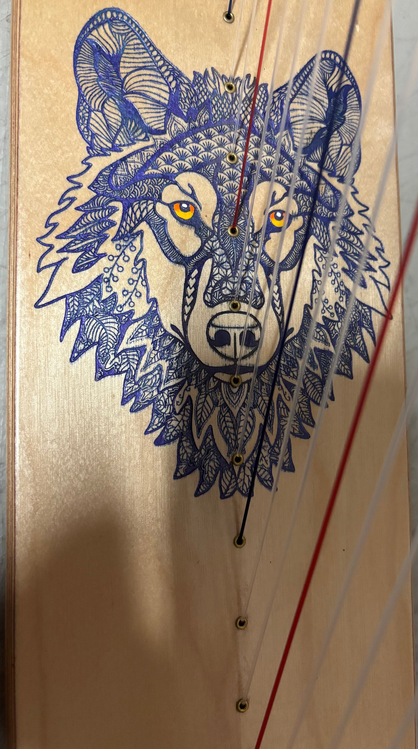 The Fullsicle™ Harp, Maple + Wolf Design