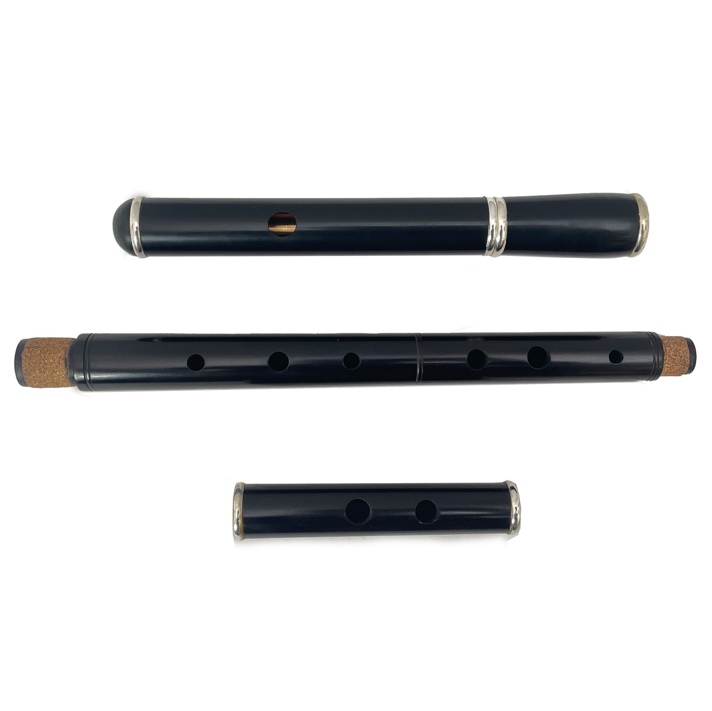 Ebony Keyless Irish Flute With Polymer Headjoint