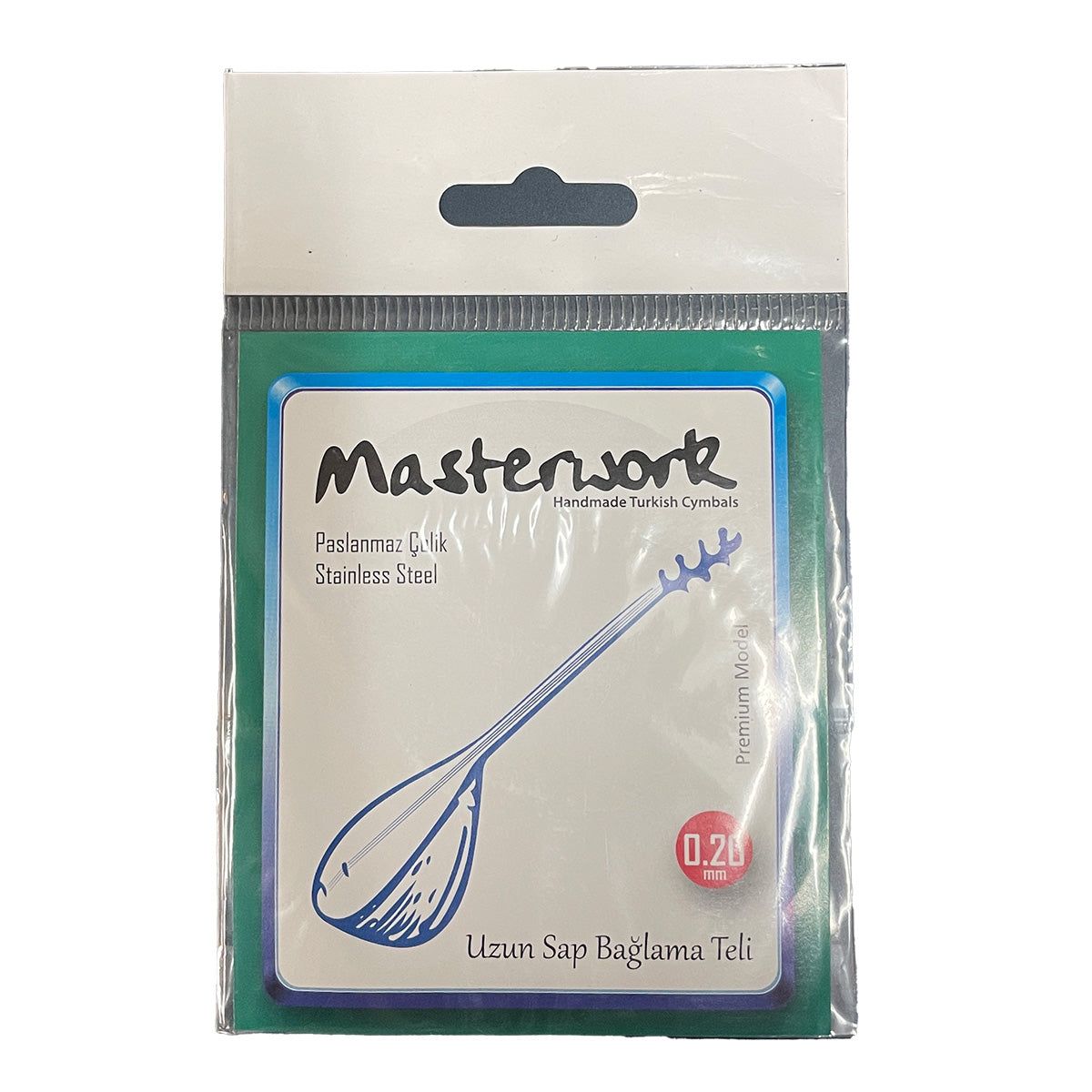 Turkish Baglama Saz Long-Neck String Set, 0.20 Stainless Steel, Premium Model Accessories_Strings Masterwork