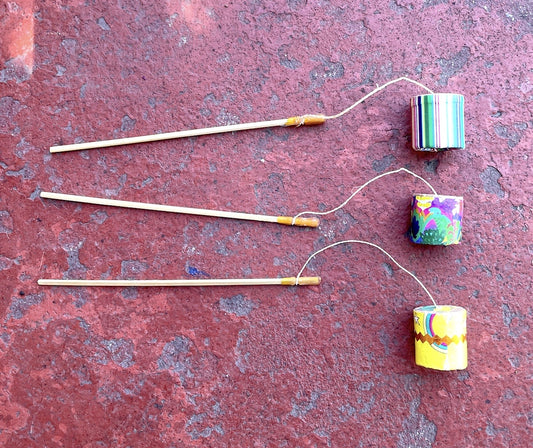 Colorful Whirling Buzzer Bullroarers Lark in the Morning