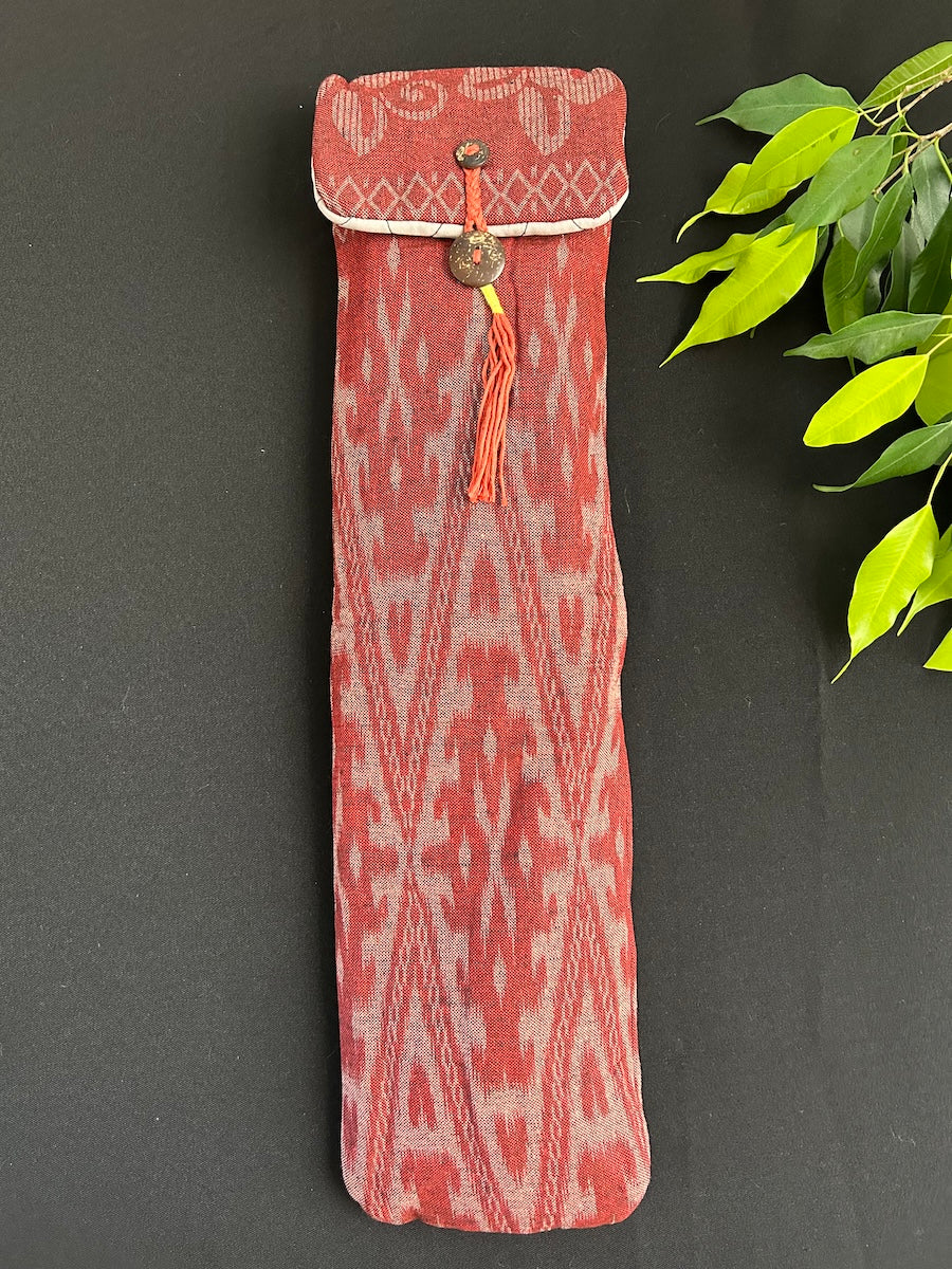 Little Fish Cotton Flute Bag - Red Rocks - Medium Flute Bags Little Fish Artwork