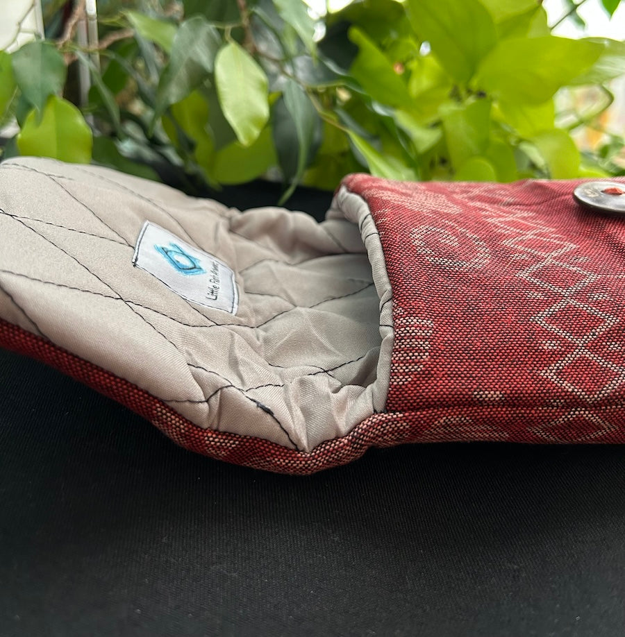 Little Fish Cotton Flute Bag - Red Rocks - Medium Flute Bags Little Fish Artwork