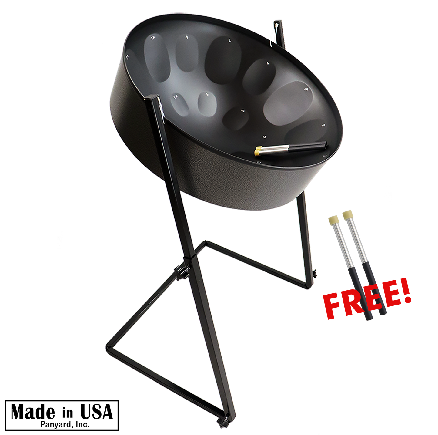 C-20 Lead Pan - Standard Package - Pan+Stand+FREE Mallets