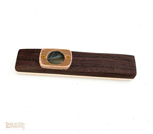 Wooden Kazoo with Brass Membrane Holder Kazoos Lark in the Morning