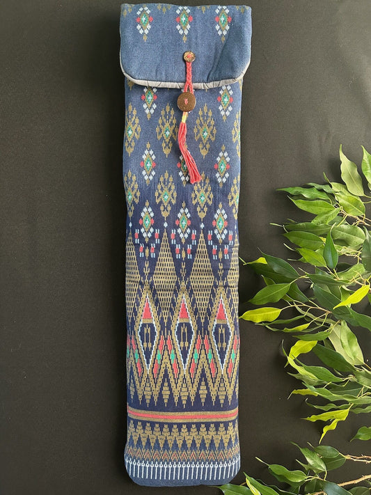 Little Fish Cotton Flute Bag - Dusk Enchantment - Suitable for Large Flute
