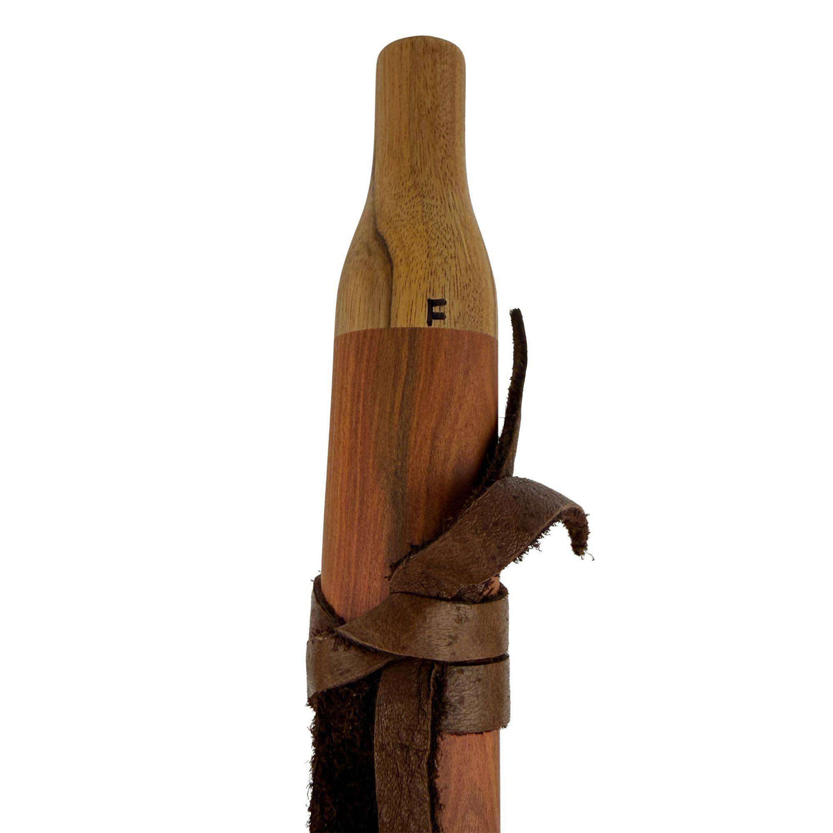 Native American Flute in F Minor by Nash Tavewa, Honduran Rosewood with Zebrawood Mouthpiece