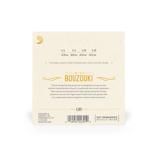 D'Addario Irish Bouzouki Strings EJ81