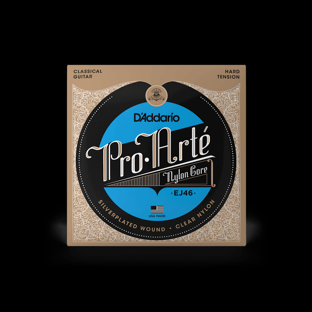 D'Addario Pro-Arté Nylon, Hard Tension Classic Guitar Strings EJ46 Accessories_Strings D'Addario