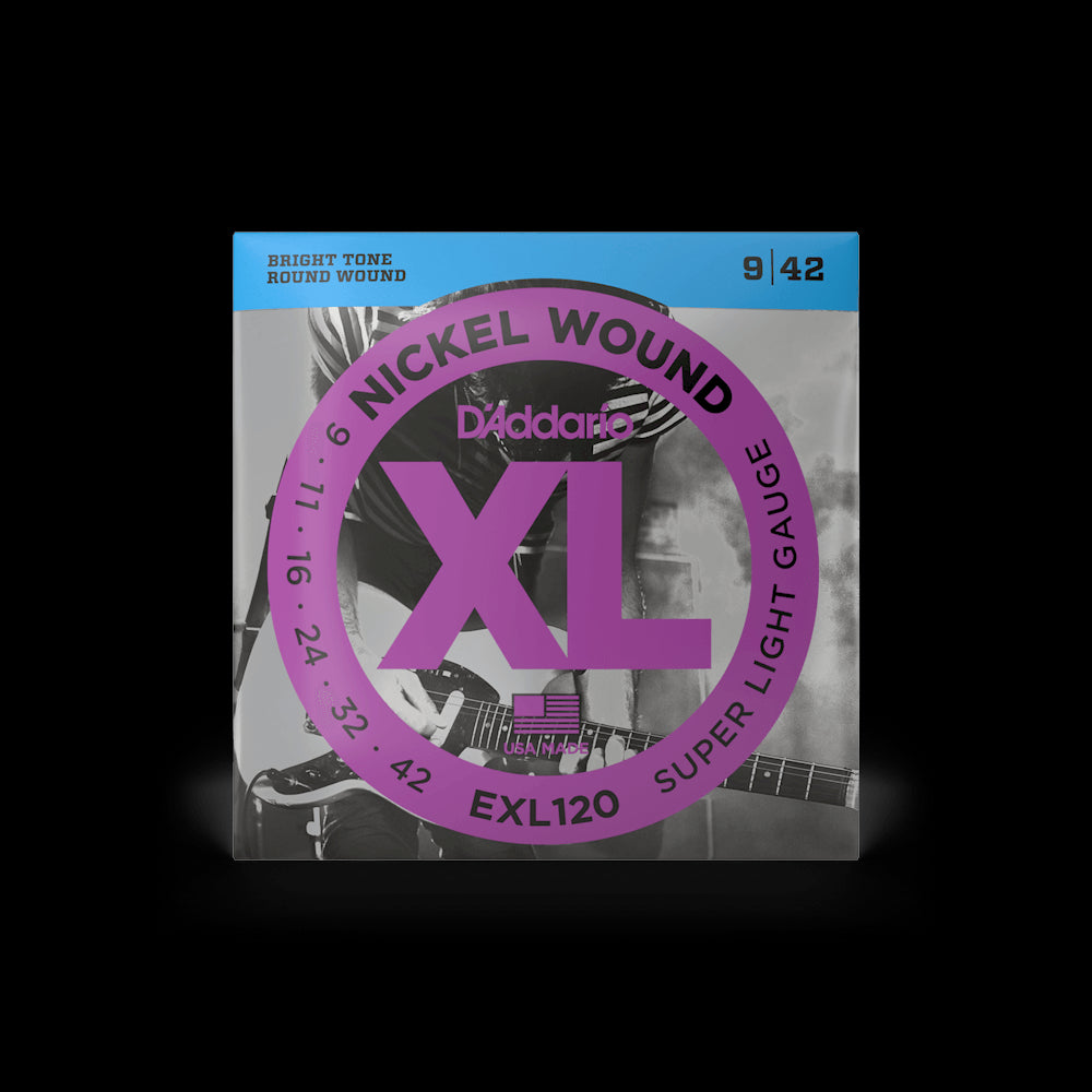 D'Addario エレキギター弦セット EXL120 ニッケル スーパーライト EXL120