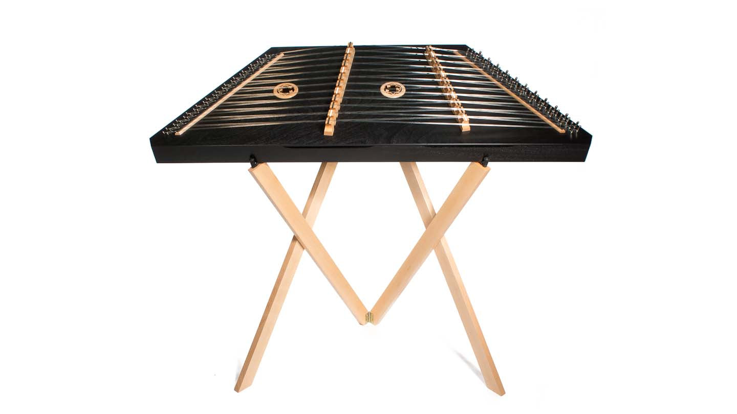 Dusty Strings Overture 16/15 Hammered Dulcimer Hammered Dulcimers Dusty Strings Black With stand and case
