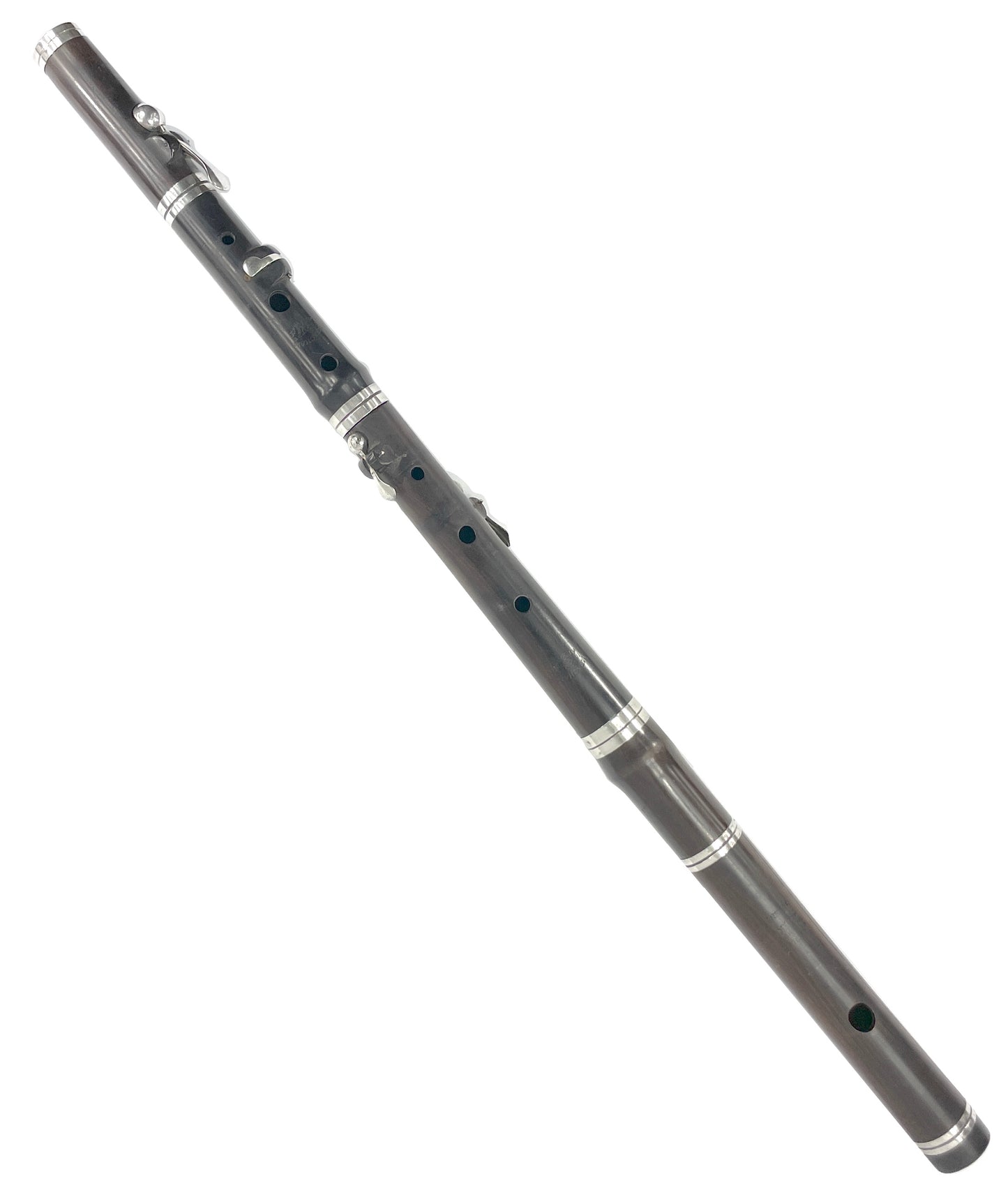 English Simple System Flute, Meacham & Co., Albany NY, 4 key, c1825 Flutes Lark in the Morning