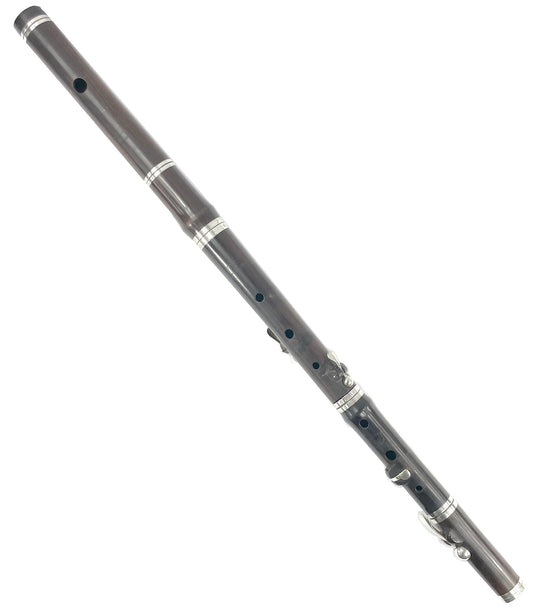English Simple System Flute, Meacham & Co., Albany NY, 4 key, c1825 Flutes Lark in the Morning