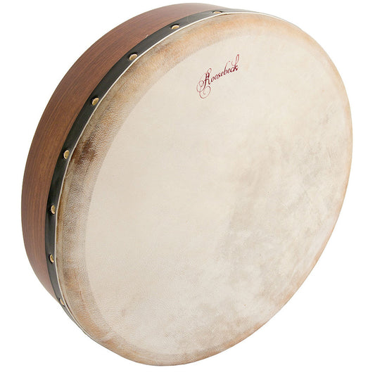 Roosebeck Bodhran, 14" x 3.5", Fixed, Rosewood, Cross Bodhrans Roosebeck