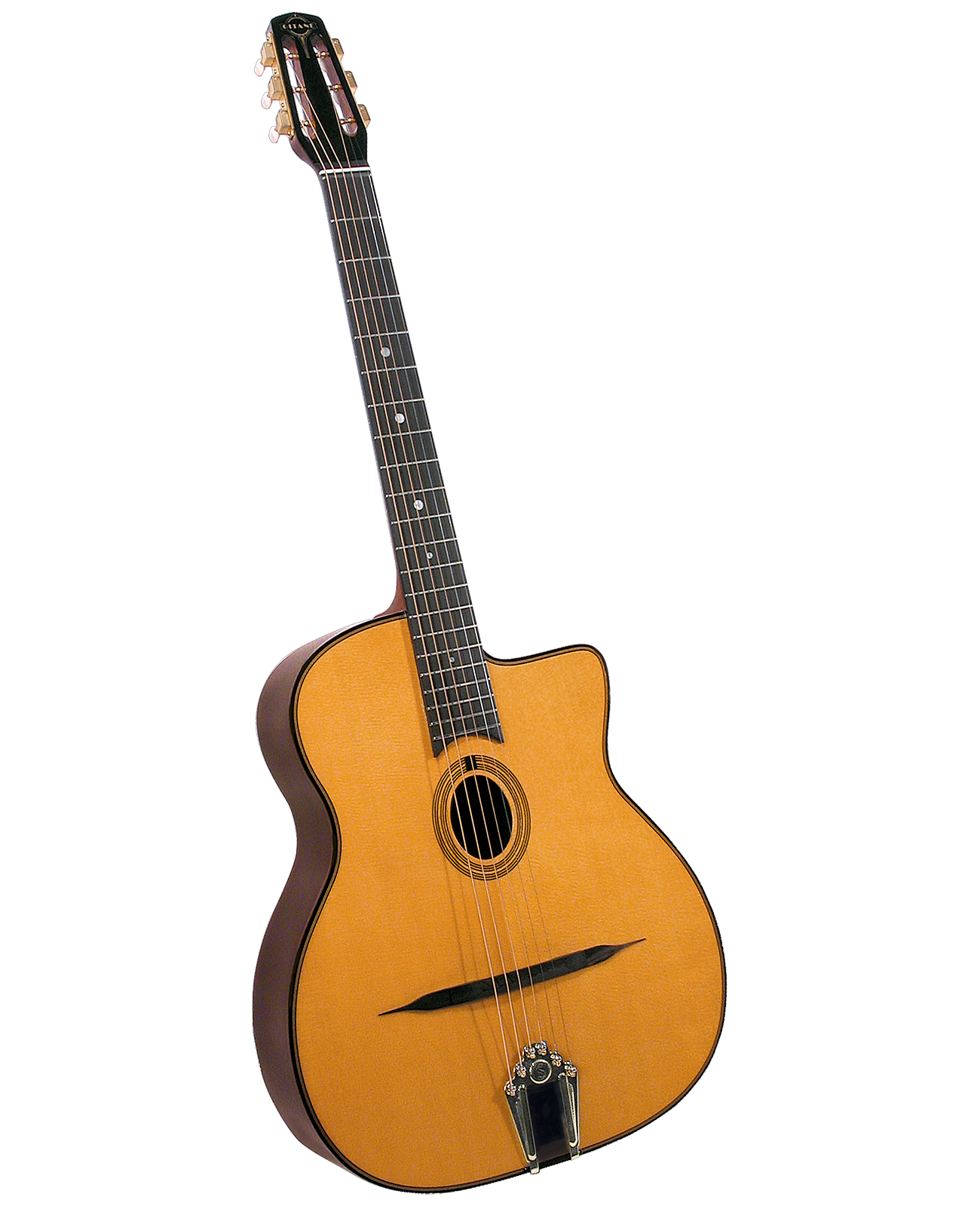 Gitane Django Guitar: DG-255 Oval Hole Gypsy Jazz Guitars Lark in the Morning