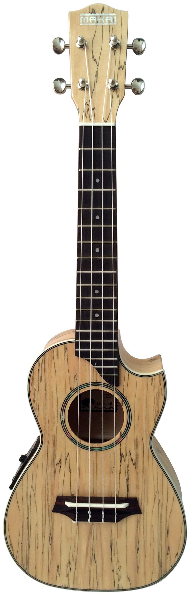 Makai LC-85SM Spalted Maple Concert Ukulele Ukuleles Makai