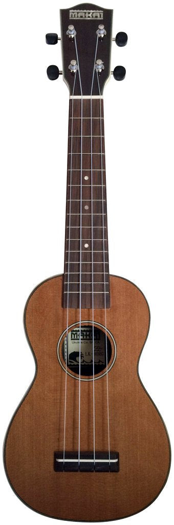 Makai LK-80RG Glossy Cedar Rosewood Soprano Ukulele Soprano Ukulele Makai