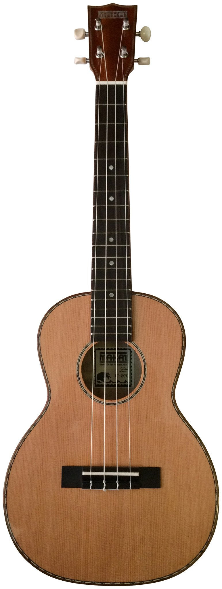 Makai LT-80WP Cedar Willow Tenor Uke w/pickup Tenor Ukulele Makai