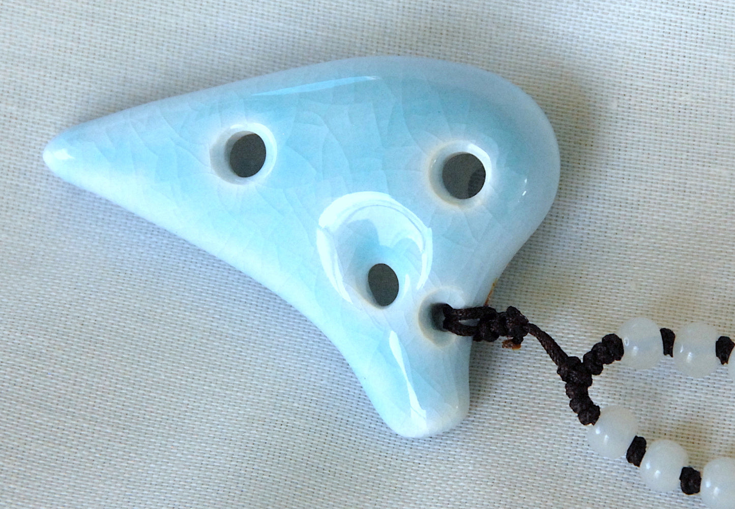 6-hole Ceramic Sopranino Mini Sweet Potato Ocarina in F Ocarinas Lark in the Morning