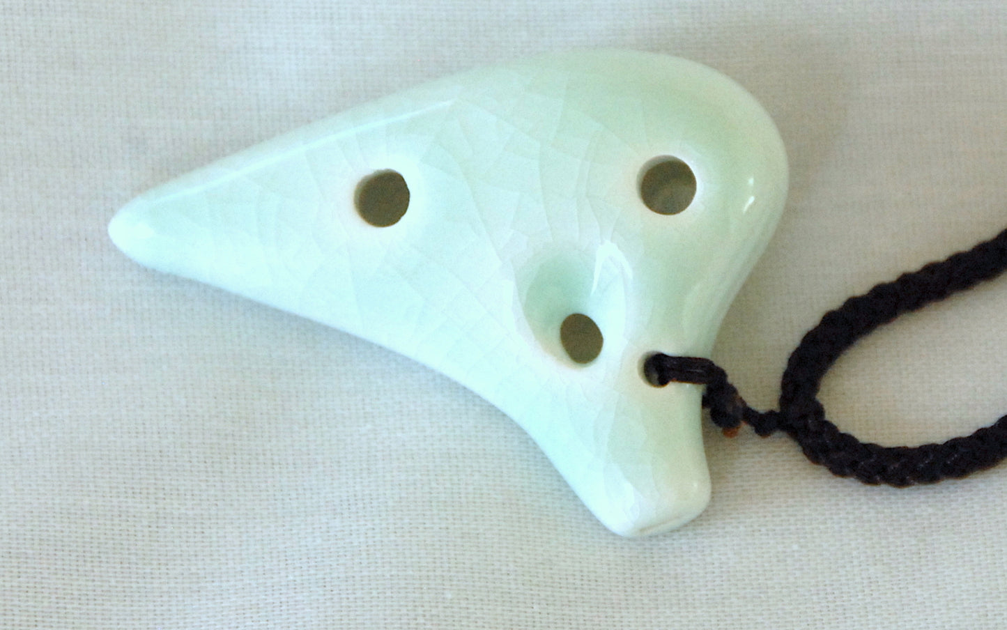 6-hole Ceramic Sopranino Mini Sweet Potato Ocarina in F Ocarinas Lark in the Morning