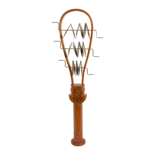 Tahya Ceremonial Systrum Red Cedar Sistrum, 16 inches tall Shakers, Maracas & Rattles Lark in the Morning