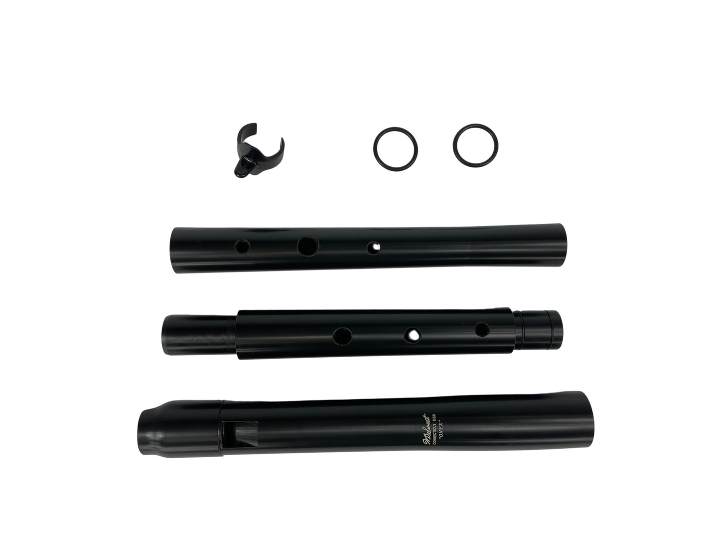 Onyx Low D Pennywhistle in Black Polymer, W D Sweet Pennywhistles W D Sweet