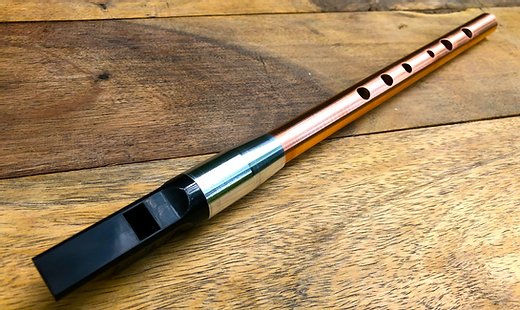 Optima Cobre Soprano D Whistle, Tunable Pennywhistles Kerry Whistles