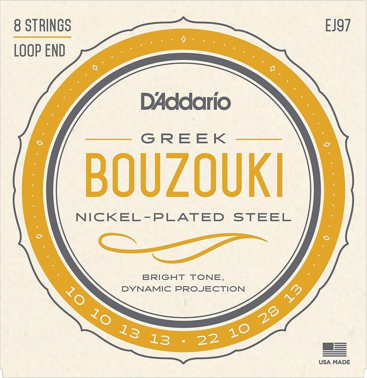 D'Addario 8-string Greek Bouzouki Strings EJ97 Accessories_Strings D'Addario