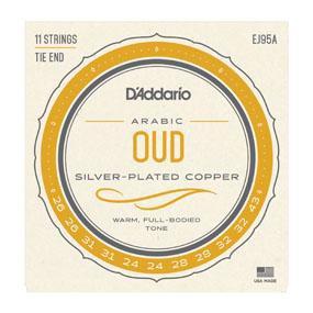 D'Addario Arabic Oud Silver-Plated Copper String Set EJ95A Accessories_Strings D'Addario