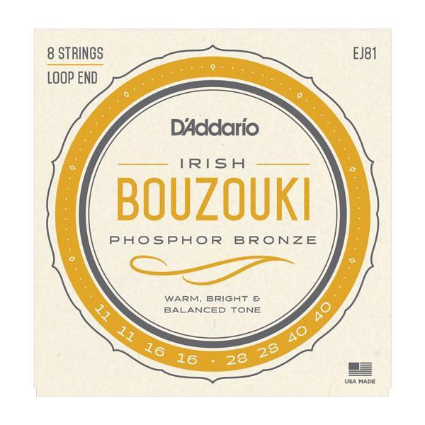 D'Addario Irish Bouzouki Strings EJ81 Accessories_Strings D'Addario
