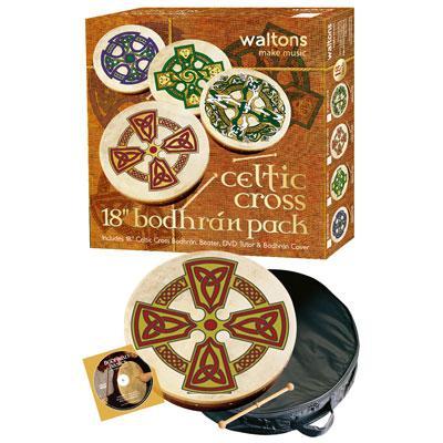 Kilkenny Cross Pack Bodhran Package 18" Bodhrans Waltons
